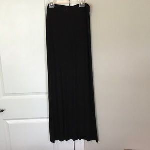 Loft black maxi skirt